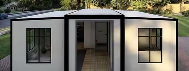 Esta es la casa prefabricada que triunfa en Amazon: tiene un diseño plegable, cuatro dormitorios y cuesta menos de 7.000 euros