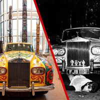 John Lennon enfadó a todo Reino Unido con su Rolls-Royce pintado de carromato gitano. Su respuesta fue una foto simulando su atropello
