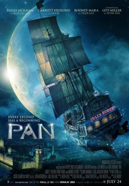 'Pan (Viaje a Nunca Jamás)', nuevo cartel de la precuela de Peter Pan