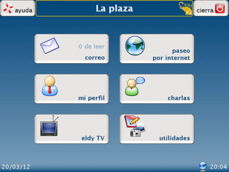 Interfaz de Eldy