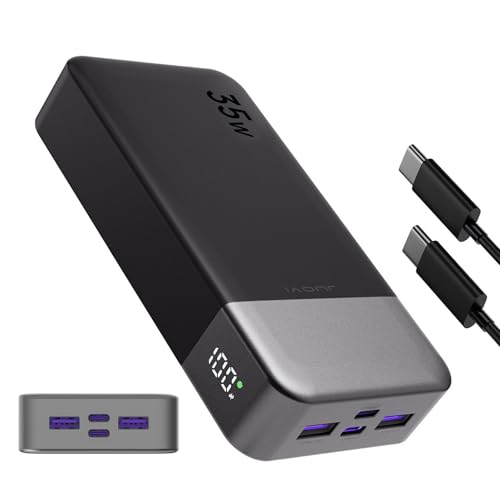 Portable Power Bank 20000mAh, JUOVI 35W Cargador portátil