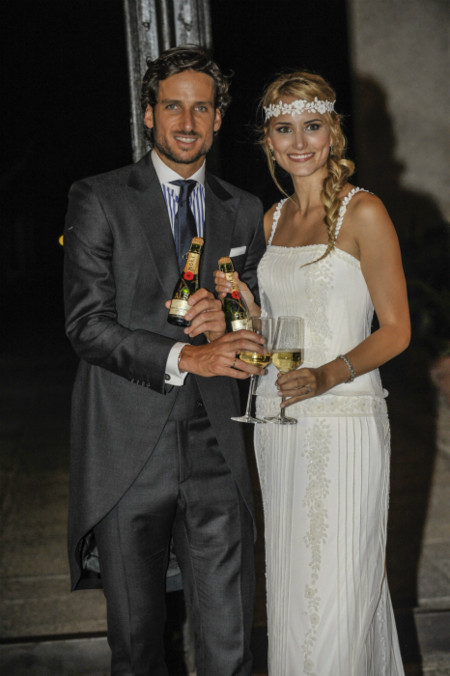 Alba Carrillo y Feliciano López sellaron su amor rodeados de amigos