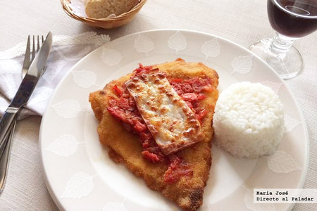 Receta de milanesa a la napolitana, una vuelta de tuerca elegante al empanado de toda la vida