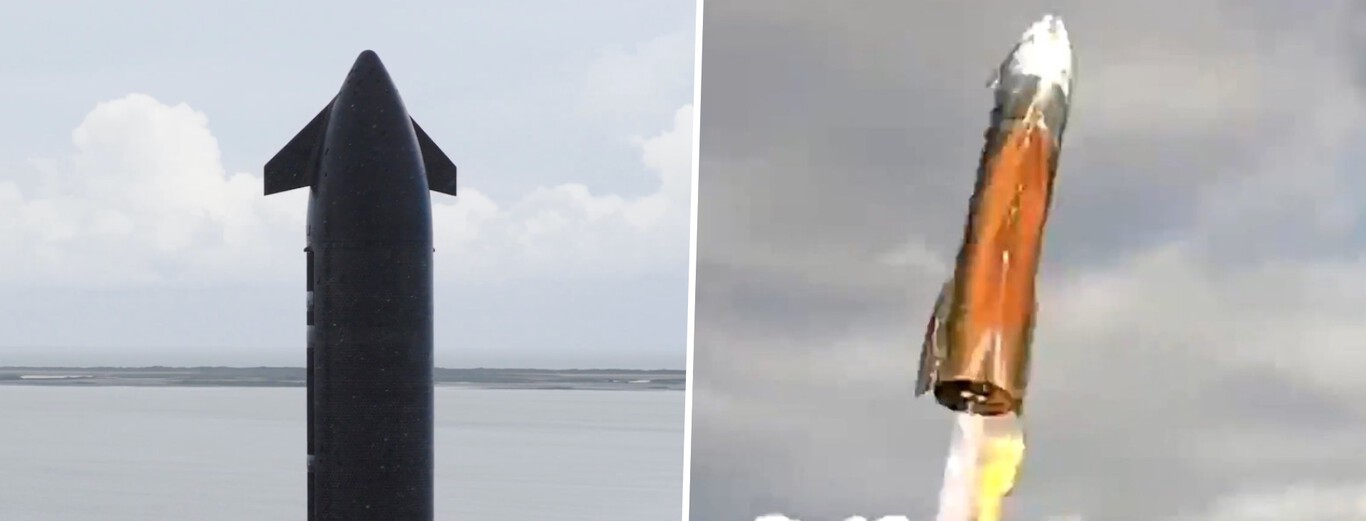 Starship acabó de color naranja tras el vuelo 10. SpaceX no ha