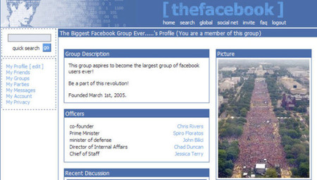 Facebook en 2004
