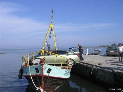 Coche en ferry