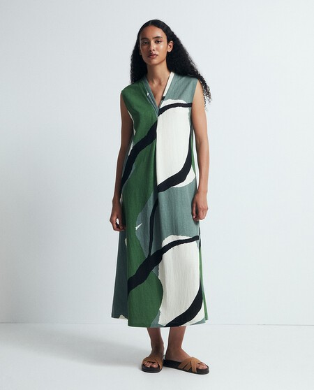 vestido estampado