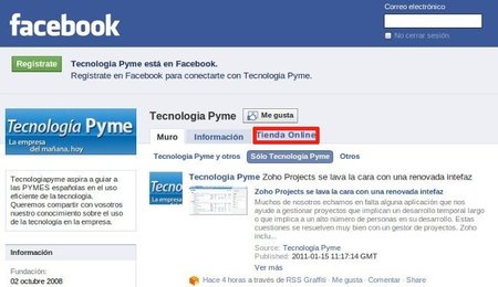 Las posibilidades de llevar la tienda online a Facebook