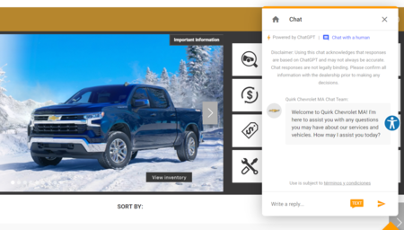 ChatGPT es el chatbot de Chevrolet