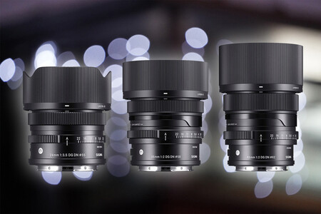 Sigma 24mm f3.5, 35mm f2 y 65mm f2 DG DN Contemporary, tres nuevas ópticas para mirrorless L-Mount y Sony E que inauguran la nueva serie I