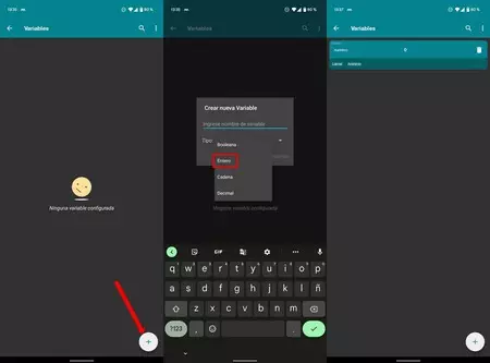 不明な WhatsApp 番号を保存する変数の作成