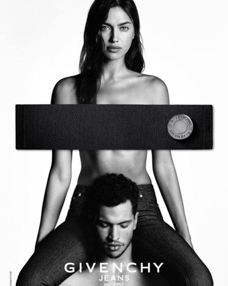 Givenchy coquetea con la censura en su más reciente campaña de jeans
