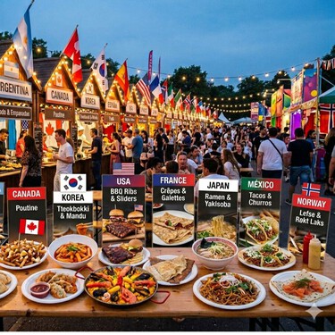 Empanadas, choripán, ramen, kimchi y más en el festival Aldea Global 2026, que ofrecerá sabores de más de 30 países sin salir de CDMX 
