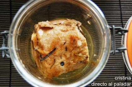Atún en escabeche casero. Receta