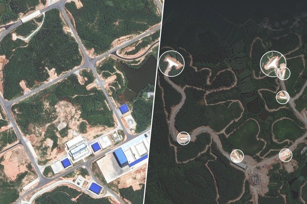 Imágenes por satélite han revelado que China ha convertido su costa oriental en zona de guerra: 3.500 misiles apuntan a Taiwán