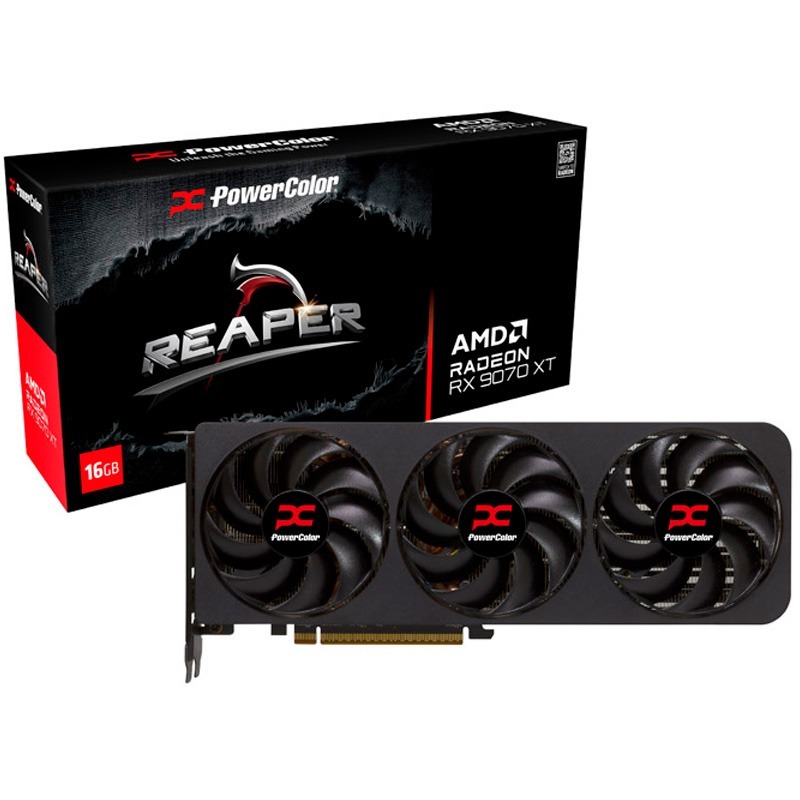 PowerColor Reaper AMD Radeon RX 9070 XT 16GB GDDR6 FSR 4