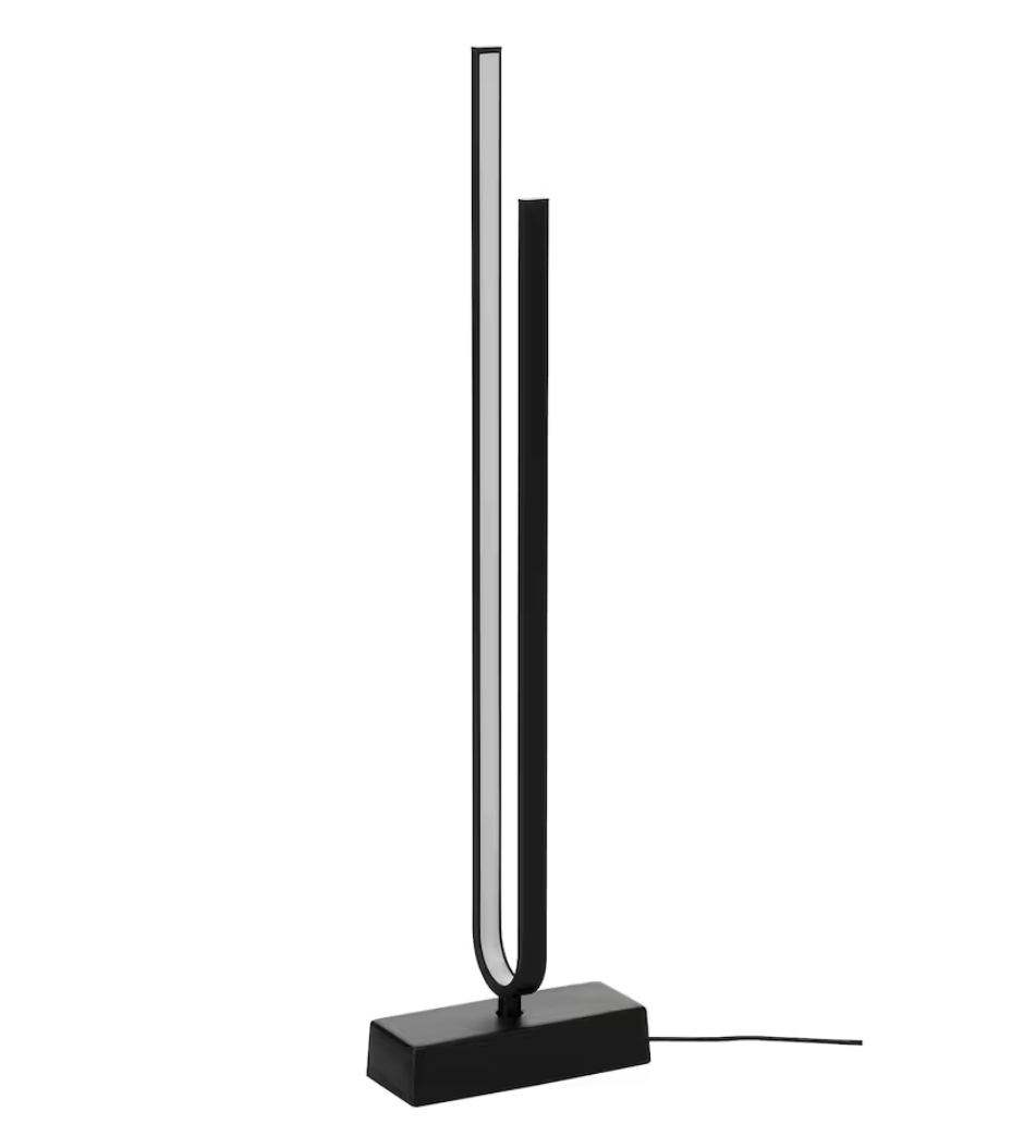 Lámpara de pie, inteligente negro