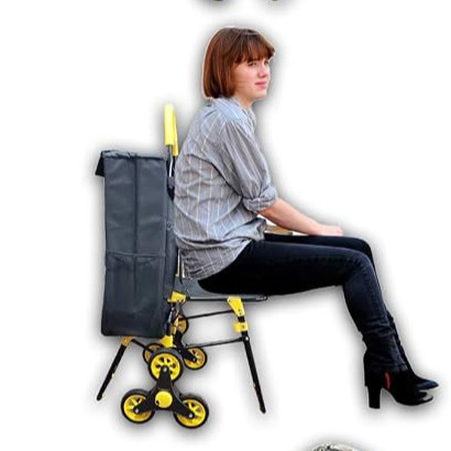 VOUNOT® Carro de la Compra de 6 Ruedas 