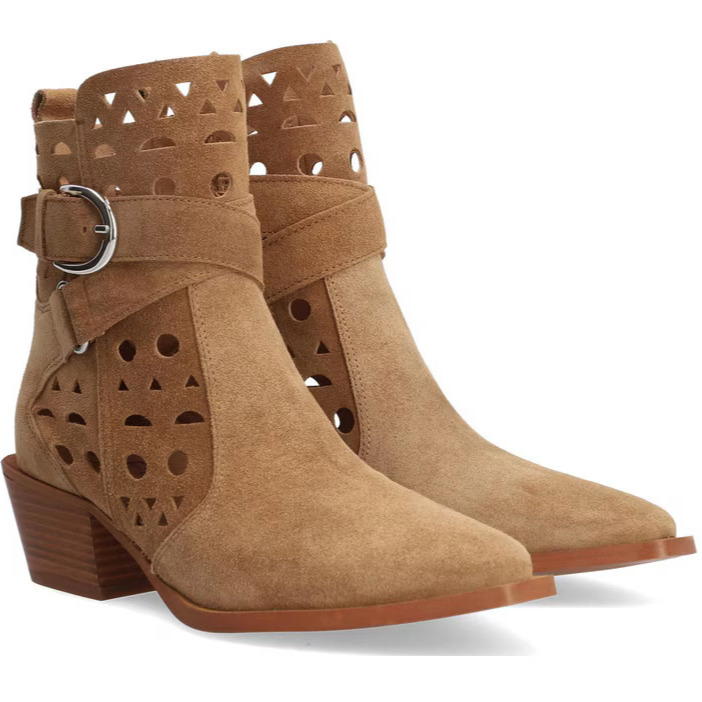 Alpe
Botines de mujer de piel baby silk con suela antideslizante y cierre mediante cremallera