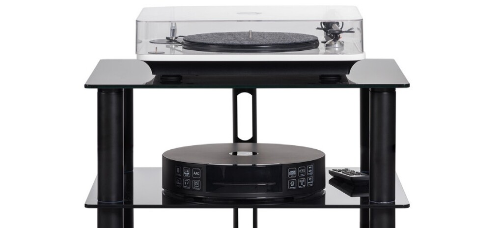 Elipson mantiene vivo al Audio-CD con el Music Centre Connect HD, un amplificador de forma circular con reproductor en streaming