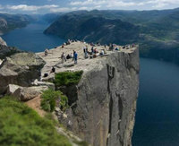 La Roca del Púlpito, Noruega