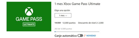 Xbox Game Pass Microsoft Rewards Mexico