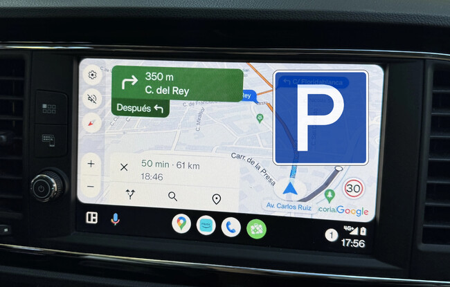 Android Auto Aparcamiento