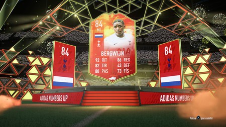FIFA 22: consigue gratis la carta adidas NUMBERSUP de Bergwijn