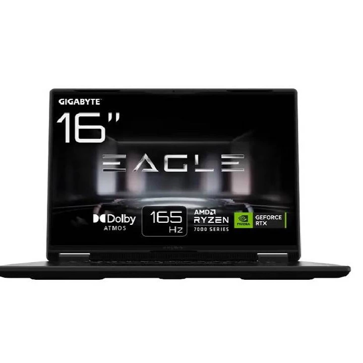 Portátil gaming - Gigabyte EAGLE 9MJ, 16" WUXGA, AMD Ryzen™ 5 7533HS, 16GB RAM, 512GB SSD, GeForce RTX™ 4050, Sin sistema operativo
