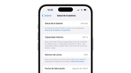Salud de batería nueve meses después de comprarlo