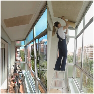 Durante años esta terraza fue un espacio ignorado, y ahora su propietaria le ha dado un vuelco total: 'Si tienes una terraza interior pequeñita, tienes un tesoro'