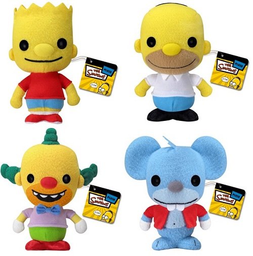 Lot De 2 Peluches Bart Et Homer Simpson - United Labels - 2009/2011