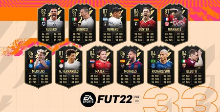 FIFA 22. TOTW: Equipo de la Semana 33, del 4 al 11 de mayo de 2022