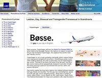 La aerolínea SAS dedica un apartado web al colectivo gay
