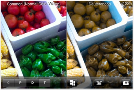 Comprueba como es la visión de un daltónico con esta app para el iPhone