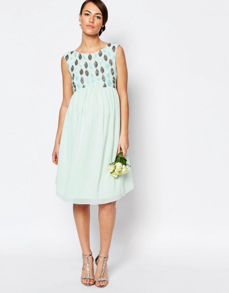 Vestido Verde Menta Premama