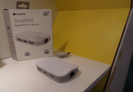 Kanex presenta DualRole un Hub USB 3.0 con Gigabit Ethernet
