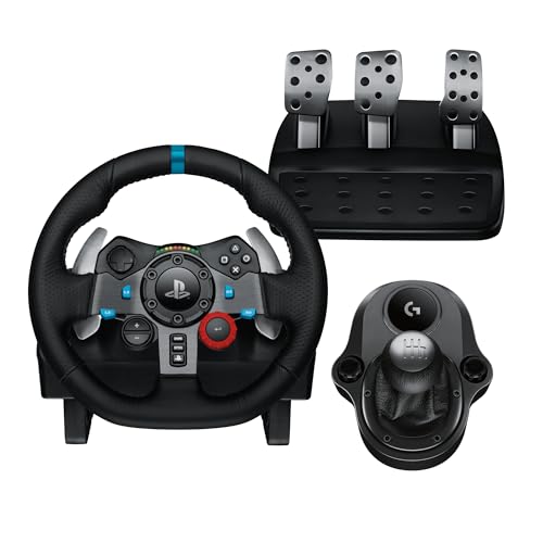 Logitech G29 (con pedales y palanca de cambios)