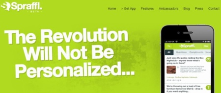 Spraffl, la aplicación para iOS que te lleva al anonimato
