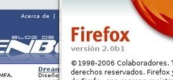 Firefox 2.0 Beta 1, recién salido del horno