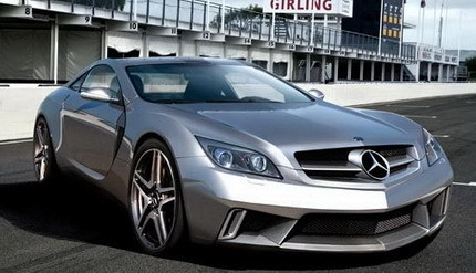 Recreación del Mercedes SLC