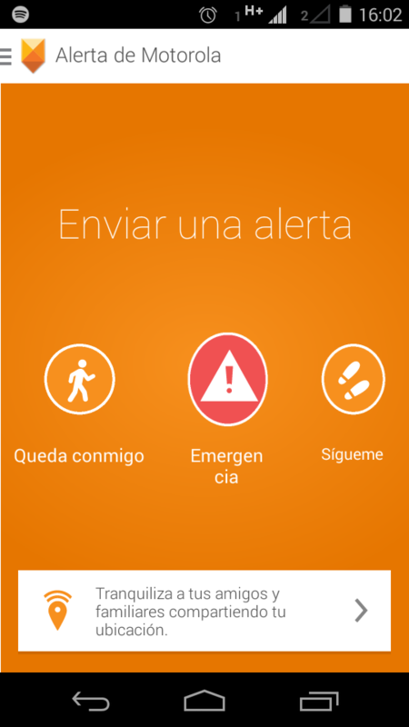 Motorola Moto E Alerta
