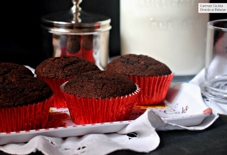Magdalenas de chocolate: la mejor receta que he probado nunca
