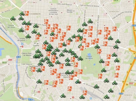 Estaciones de BiciMad