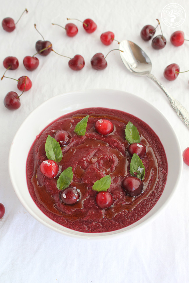 Salmorejo De Cerezas Y Remolacha Www Cocinandoentreolivos Com 3