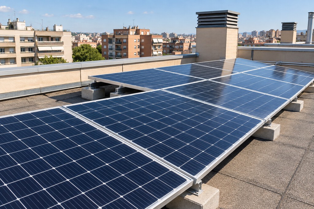 Poner placas solares en una comunidad de vecinos puede ahorrar dos veces: en la factura y en el IBI 