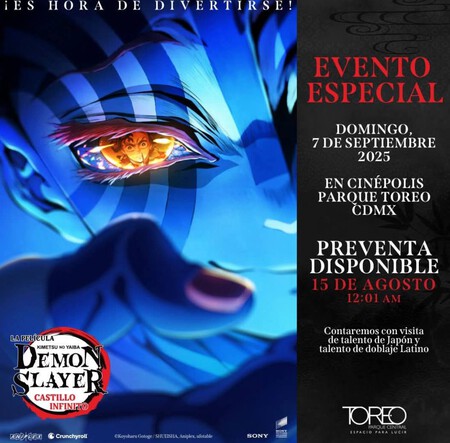 Evento Demon Slayer Castillo Mexico Dia