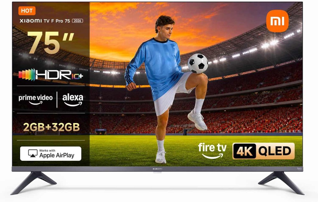 Y la oferta del día del Prime Day Amazon 2026 es... Esta Smart TV de Xiaomi de 75 pulgadas a su mínimo histórico