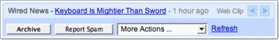 El Web Clips de Gmail ya está activo