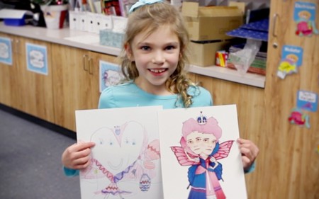 Un proyecto de Kickstarter convierte los dibujos infantiles en “obras de arte”. La imagen de la semana